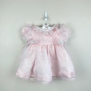 Vintage Sylvia Whyte Pink Party Dress 18 Months